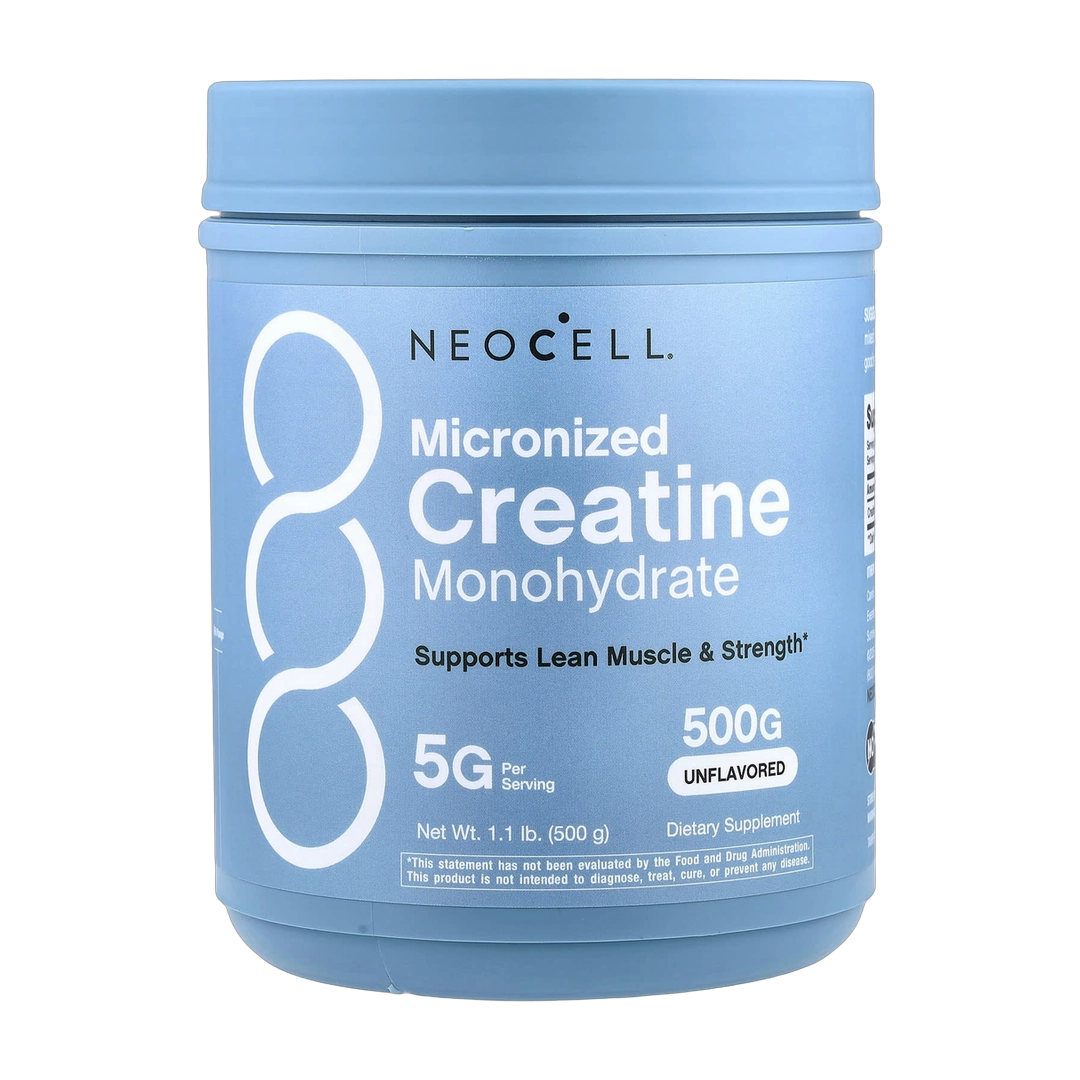 NeoCell, Micronized Creatine Monohydrate, Unflavored, 1.1 lb (500 g)