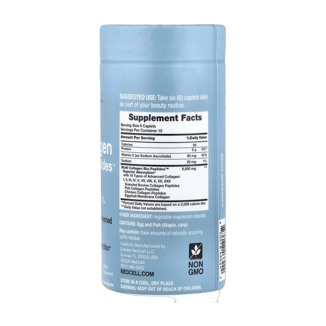 NeoCell, Multi Collagen Bio-Peptides™ Protein, 90 Caplets