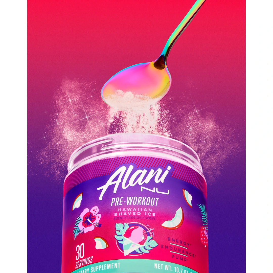 Alani Nu, Pre-Workout, Hawaiian Shaved Ice, 10.7 oz (306 g)