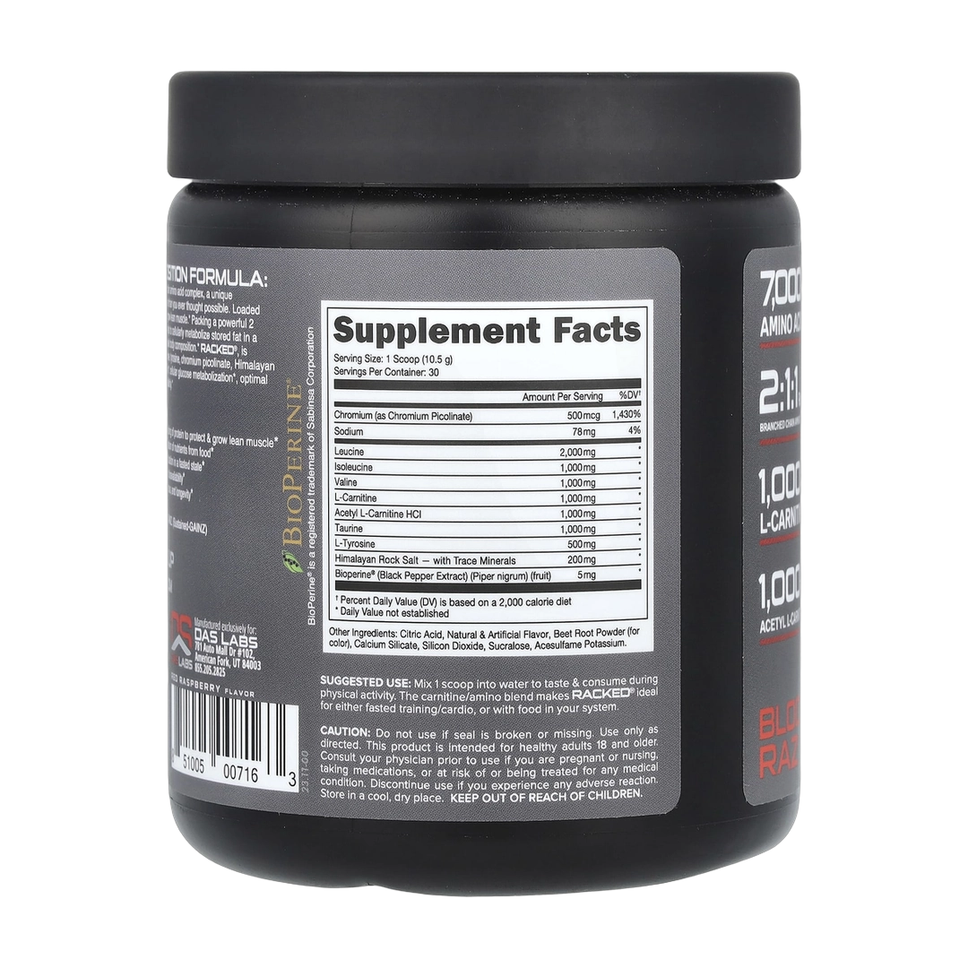 Bucked Up, Racked BCAA, Blood Raz, 11.1 oz (315 g)