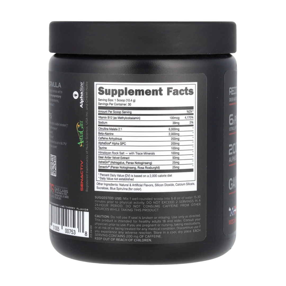 Bucked Up, Pre-Workout, 'Merica Rocket Pop, 11 oz (312 g)
