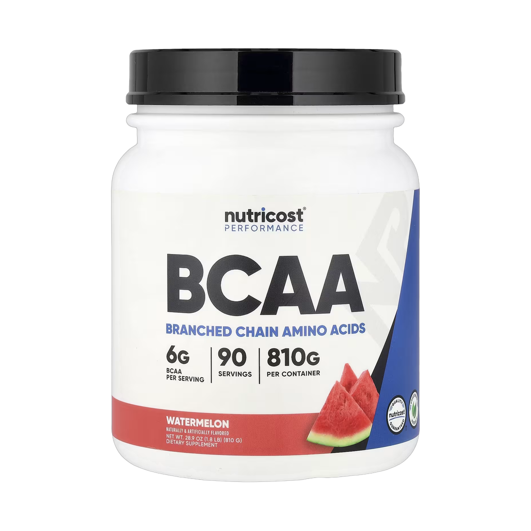 Nutricost, Performance, BCAA, Watermelon, 1.8 lb, 810 g front packaging view