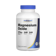Nutricost, Magnesium Oxide, 375 mg, 240 Capsules front packaging view