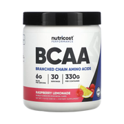 Nutricost, Performance, BCAA, Raspberry Lemonade, 11.8 oz, 330 g front packaging view