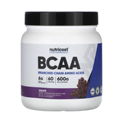 Nutricost, Performance, BCAA, Grape, 1.3 lb, 600 g front packaging view