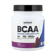 Nutricost, Performance, BCAA, Grape, 2 lb, 900 g front packaging view