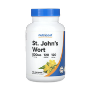 Nutricost, St. John's Wort, 500 mg , 120 Capsules front packaging view