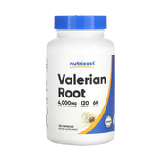 Nutricost, Valerian Root, 120 Capsules front packaging view