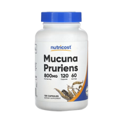 Nutricost, Mucuna Pruriens, 120 Capsules front packaging view