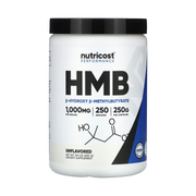 Nutricost, Performance, HMB, Unflavored, 8.9 oz, 250 g front packaging view