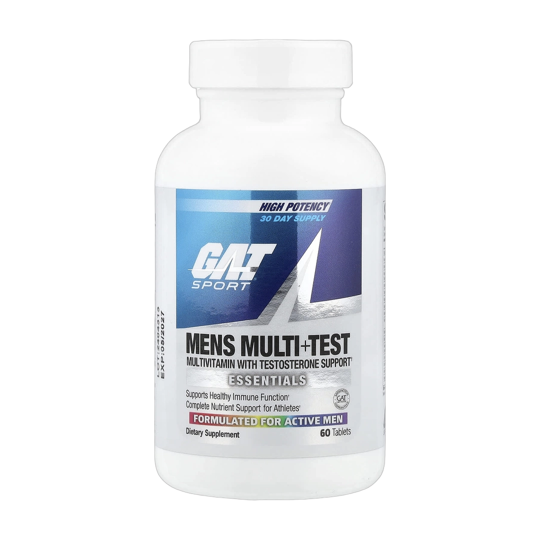 GAT, Mens Multi + Test, High Potency, 60 Tablets