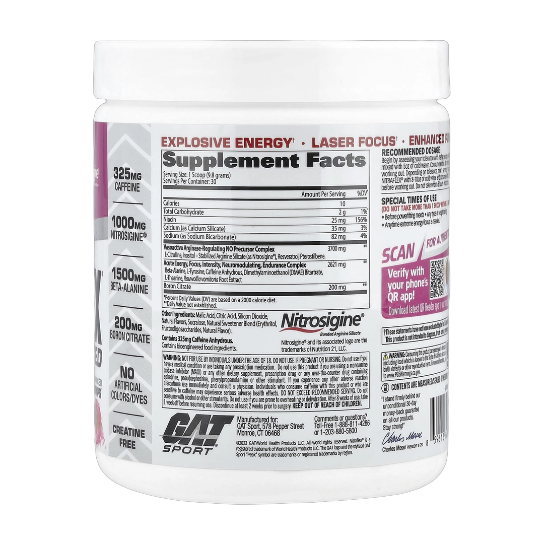 GAT, Sport, NITRAFLEX® Advanced, Watermelon, 10.4 oz (294 g)