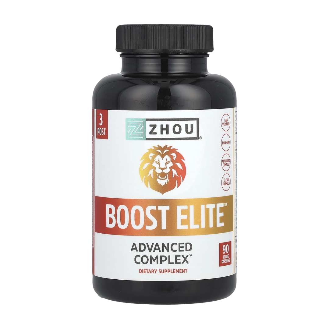 Zhou Nutrition, Boost Elite, 90 Veggie Capsules front packaging view