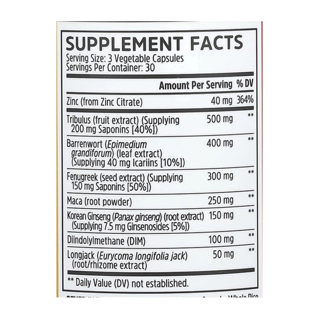 Zhou Nutrition, Boost Elite™, 90 Veggie Capsules supplement facts label showing ingredients, vitamins, minerals, and serving information