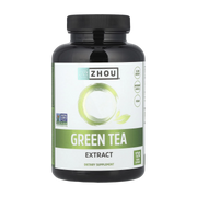 Zhou Nutrition, Green Tea Extract, 500 mg, 120 Veggie Capsules front packaging view