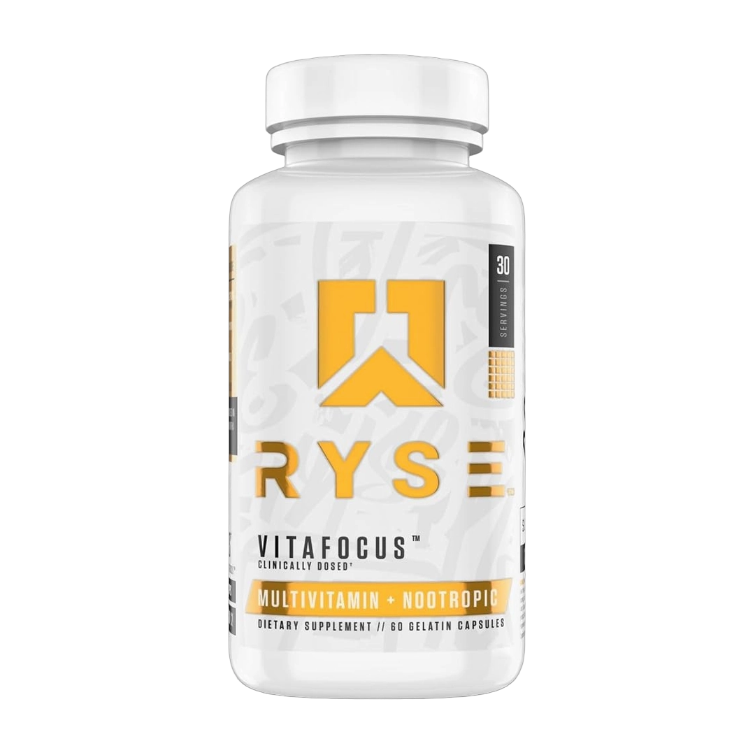 RYSE, Vitafocus, Multivitamin + Nootropic, 60 Gelatin Capsules