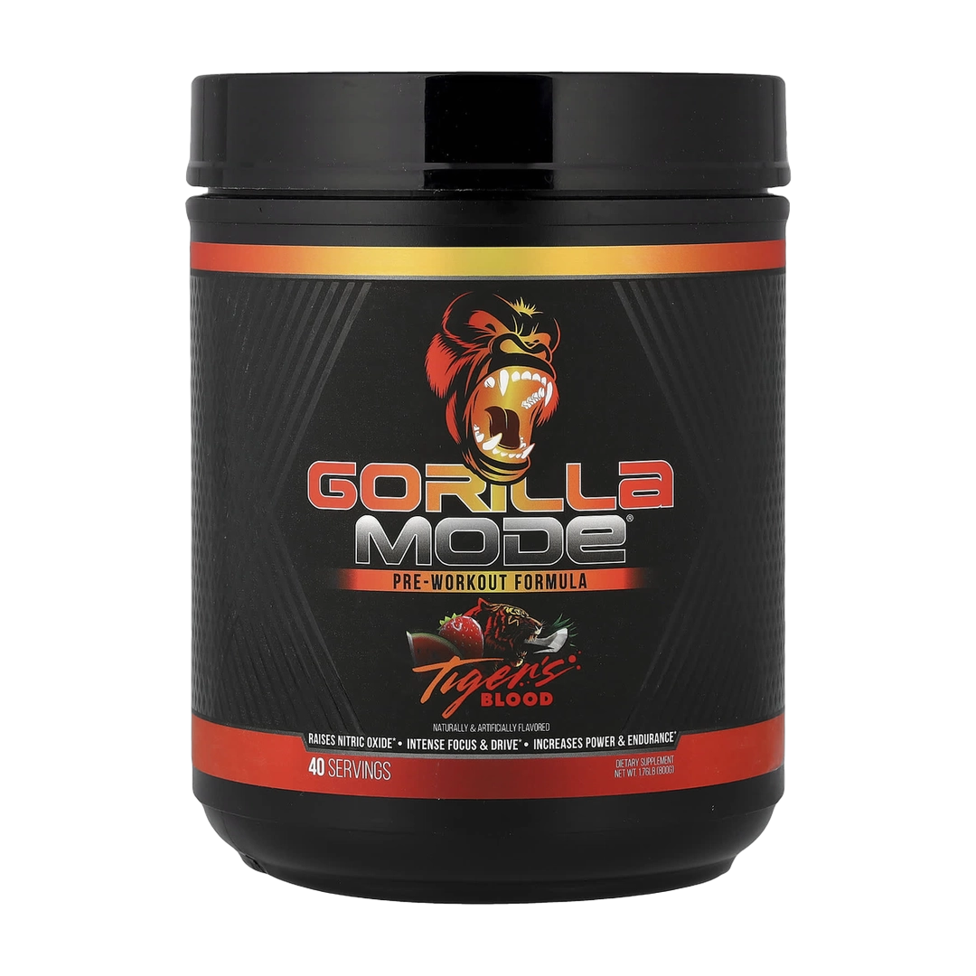 Gorilla Mind, Mode®, Pre-Workout Formula, Tigers Blood, 1.76 lb (800 g)