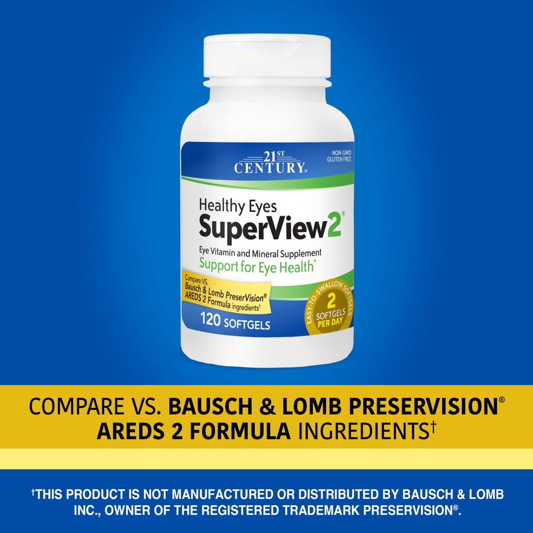 21st Century, Healthy Eyes SuperView2, 120 Softgels lifestyle image