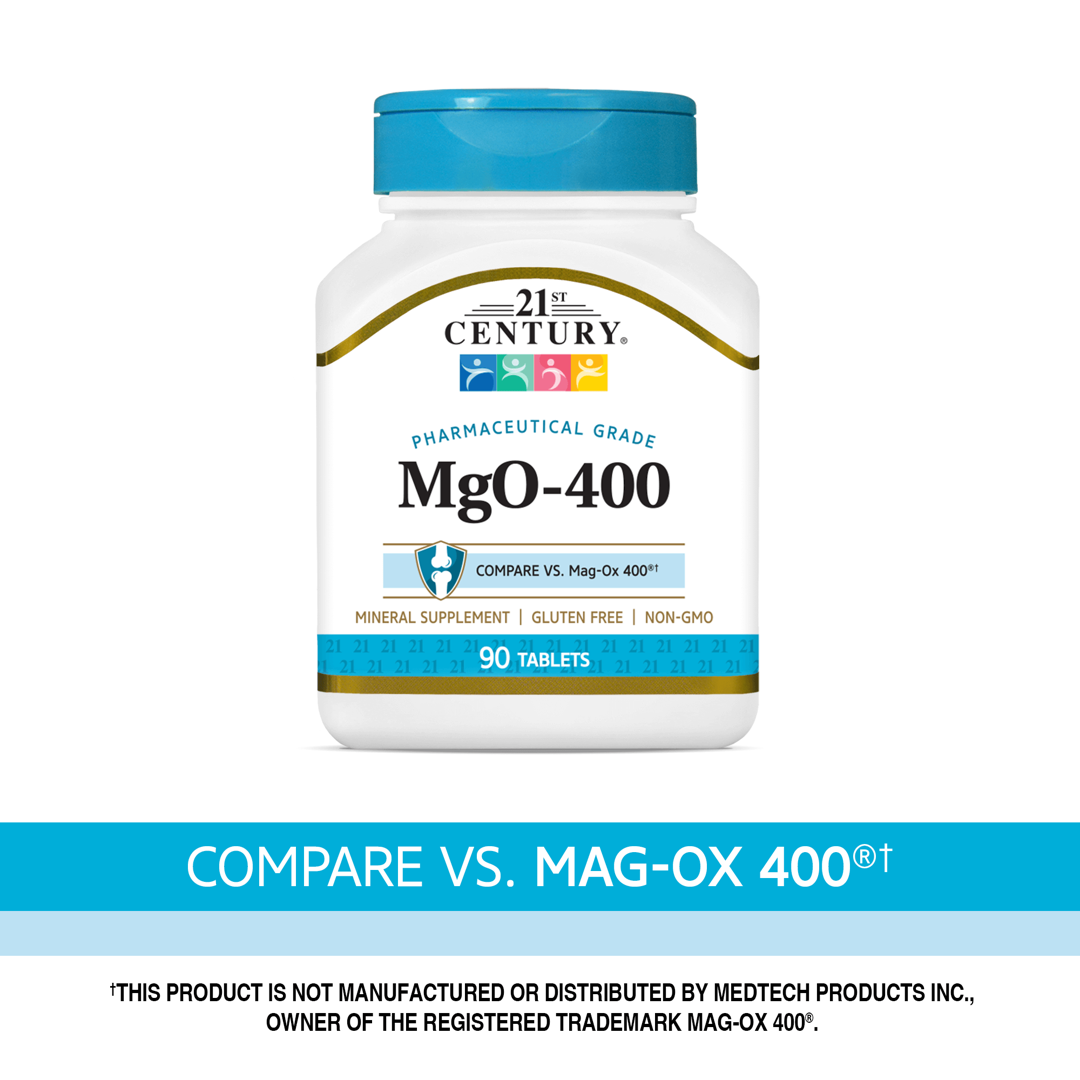 21st Century, MgO-400, 90 Tablets lifestyle image