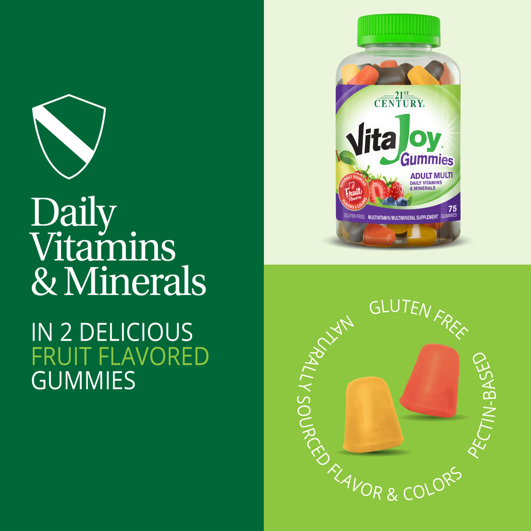 21st Century, VitaJoy Adult Multi Gummies, Fruit, 120 Gummies lifestyle image