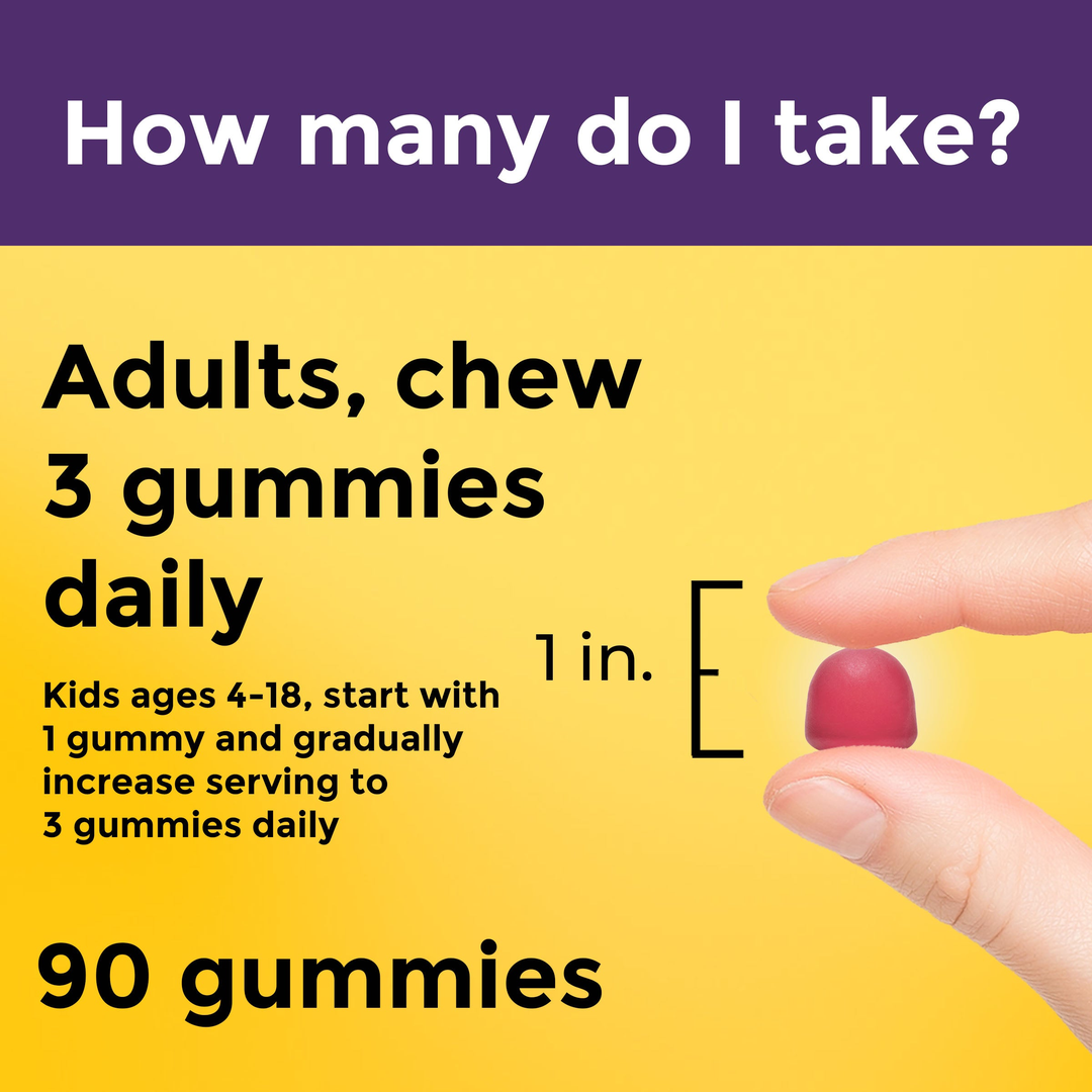 Nature Made, Fiber Gummies, Orange & Mixed Berry, 90 Gummies lifestyle image
