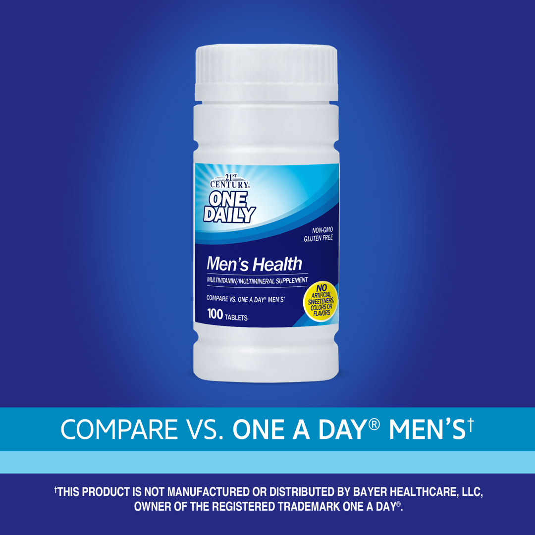 21st Century, One Daily, Men's Health, 100 Tablets lifestyle image
