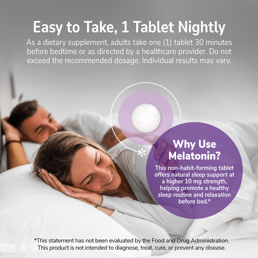 21st Century, Melatonin, Prolonged Release, 10 mg, 120 Tablets lifestyle image
