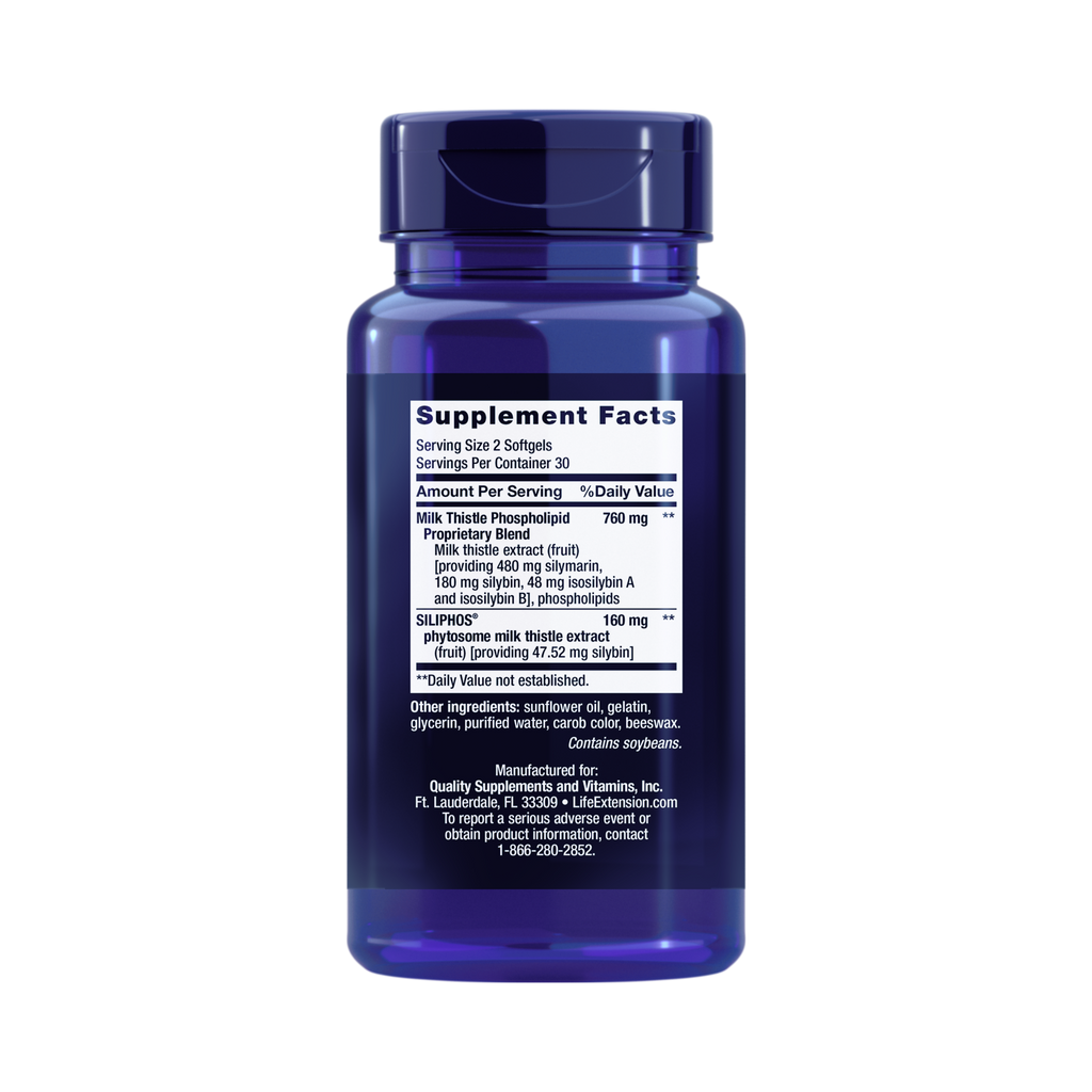 Life Extension, Advanced Milk Thistle, 60 Softgels