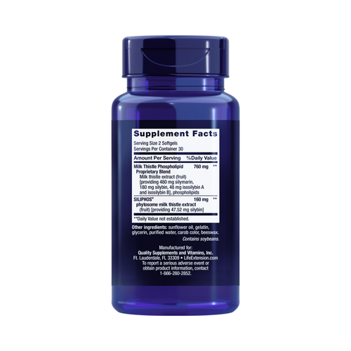 Life Extension, Advanced Milk Thistle, 60 Softgels
