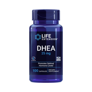 Life Extension, DHEA 25 mg front packaging view
