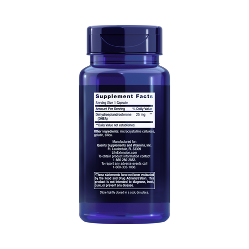 Life Extension, DHEA 25 mg