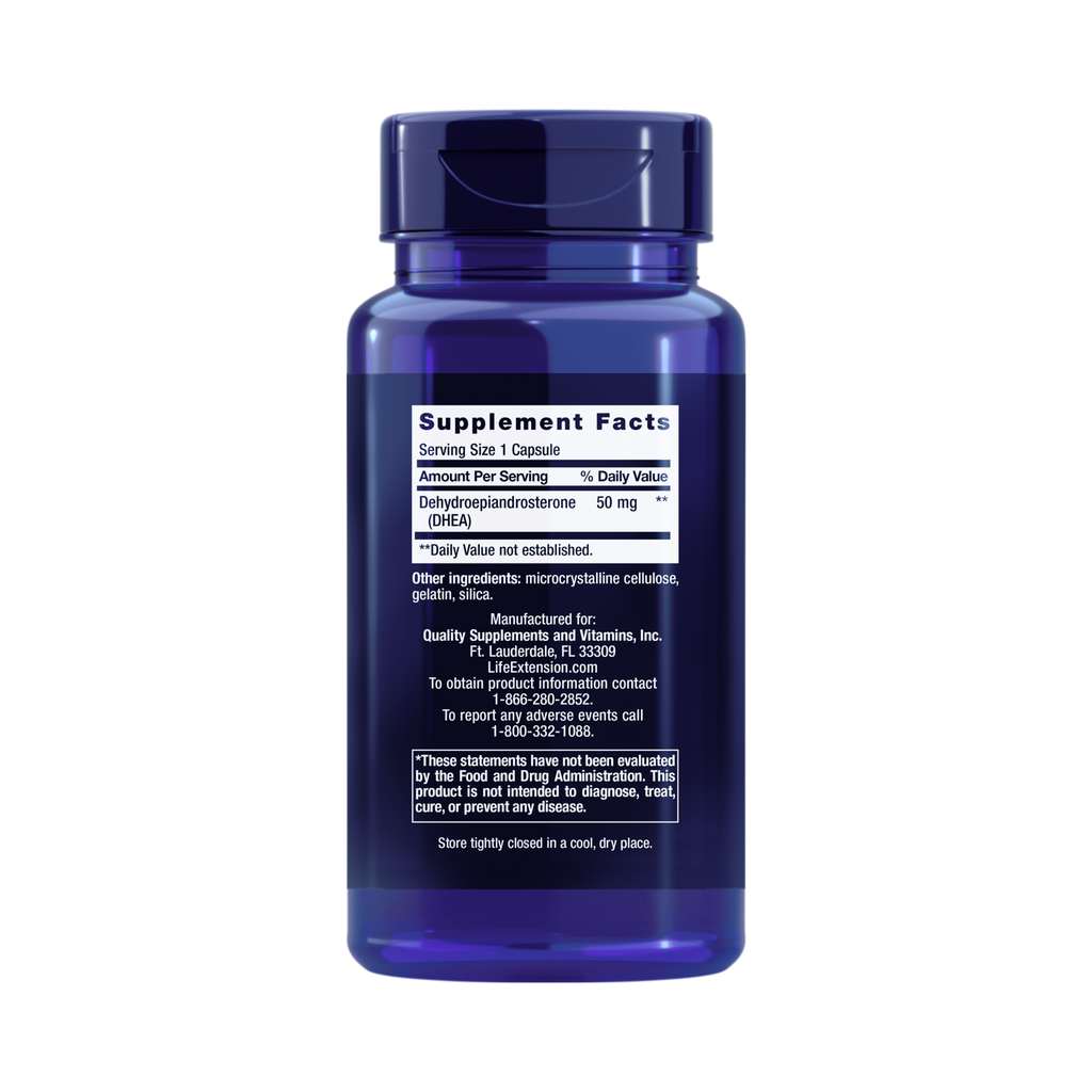 Life Extension, DHEA, 50 Mg, 60 Capsules