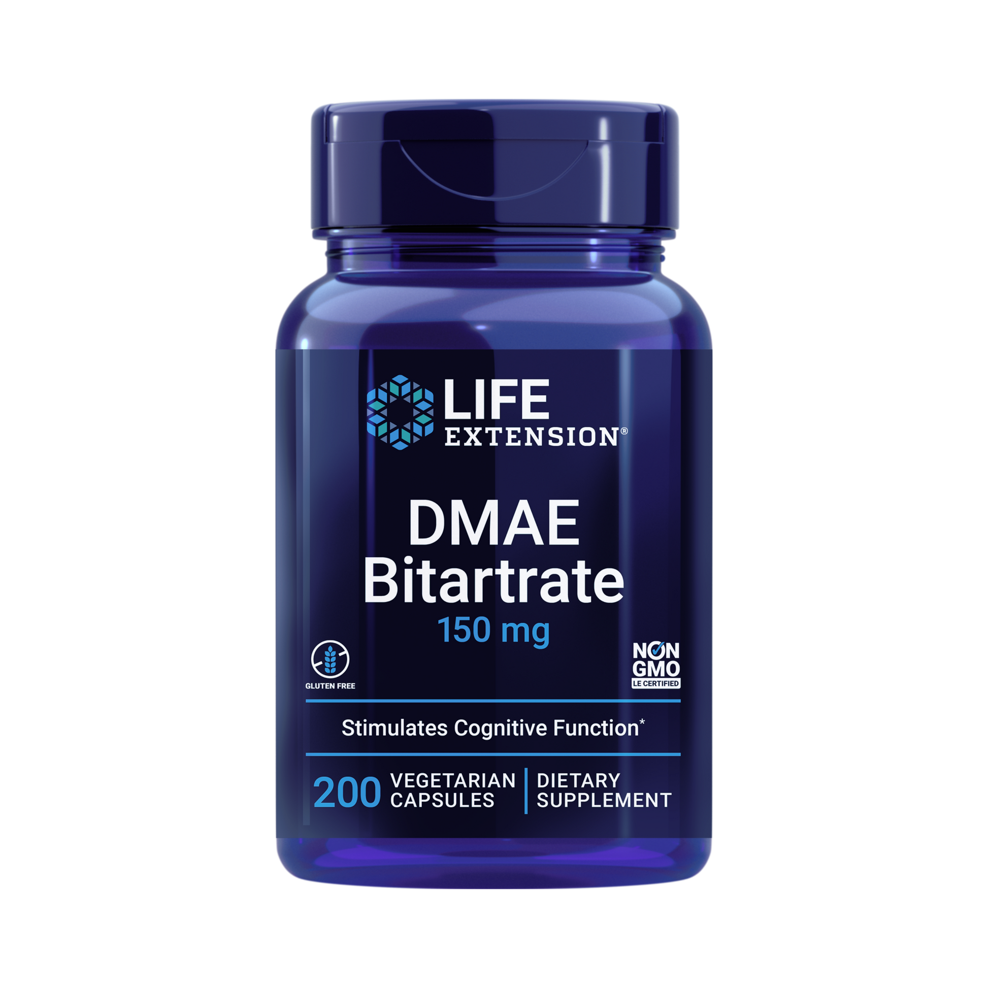 Life Extension, DMAE Bitartrate front packaging view