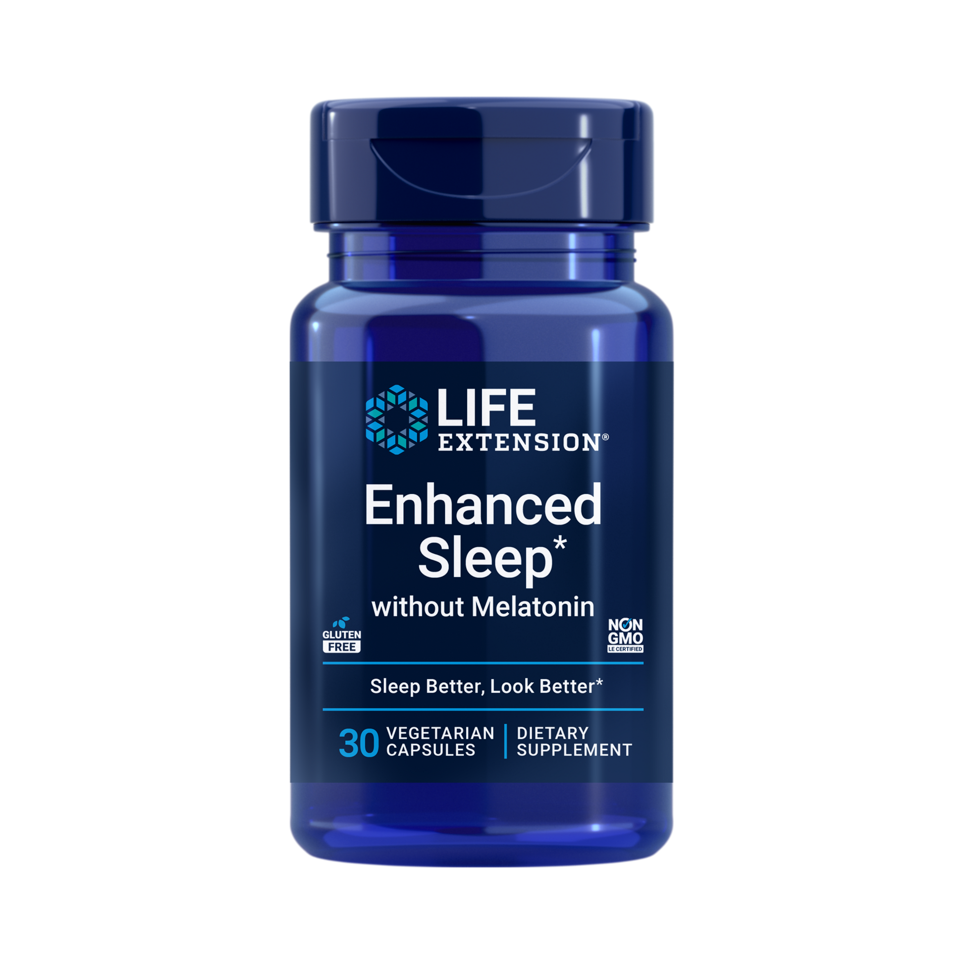 Life Extension, Enhanced Sleep without Melatonin front packaging view