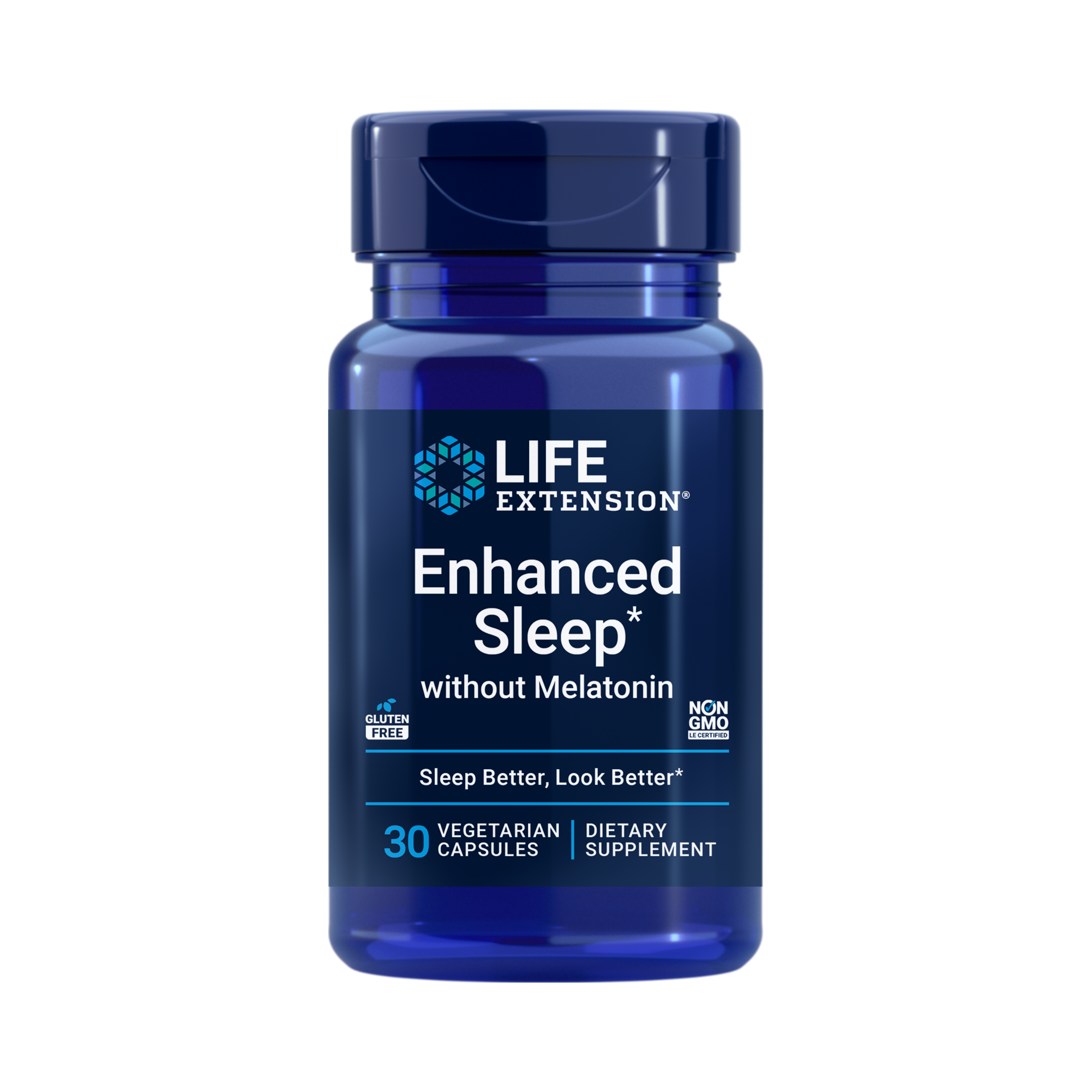 Life Extension, Enhanced Sleep without Melatonin front packaging view