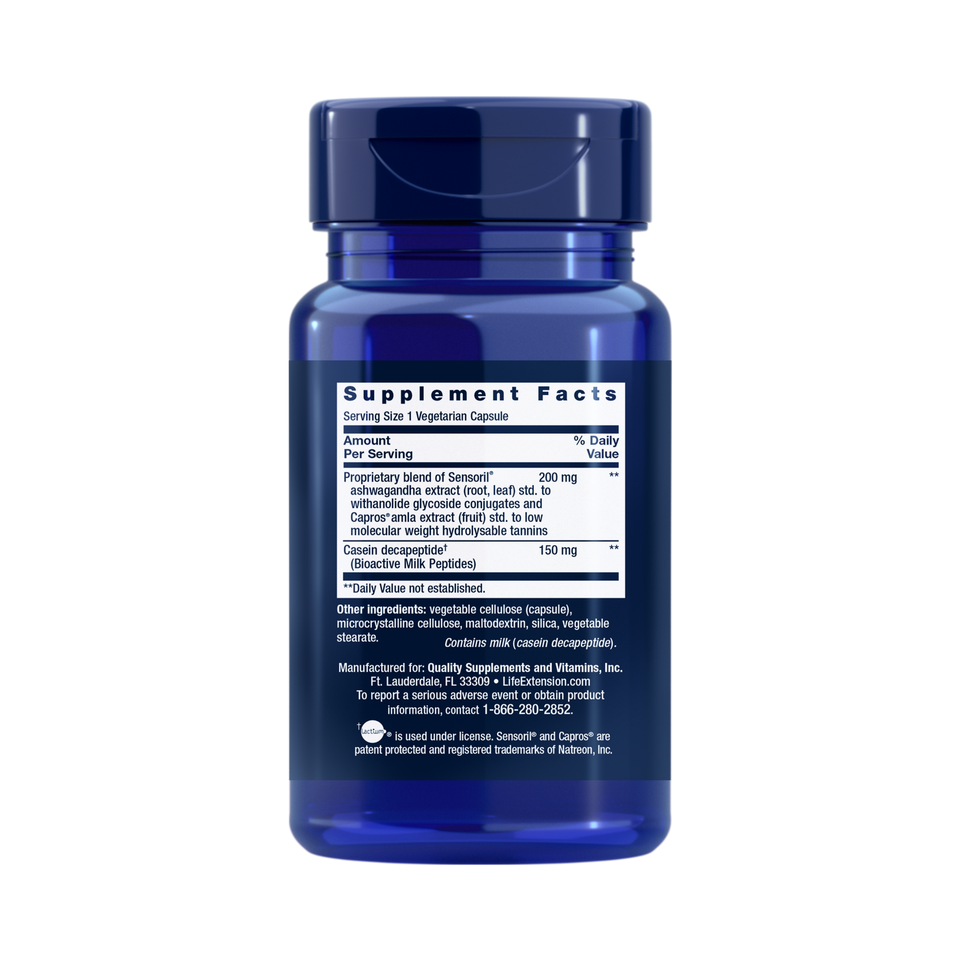 Life Extension, Enhanced Sleep without Melatonin back packaging view