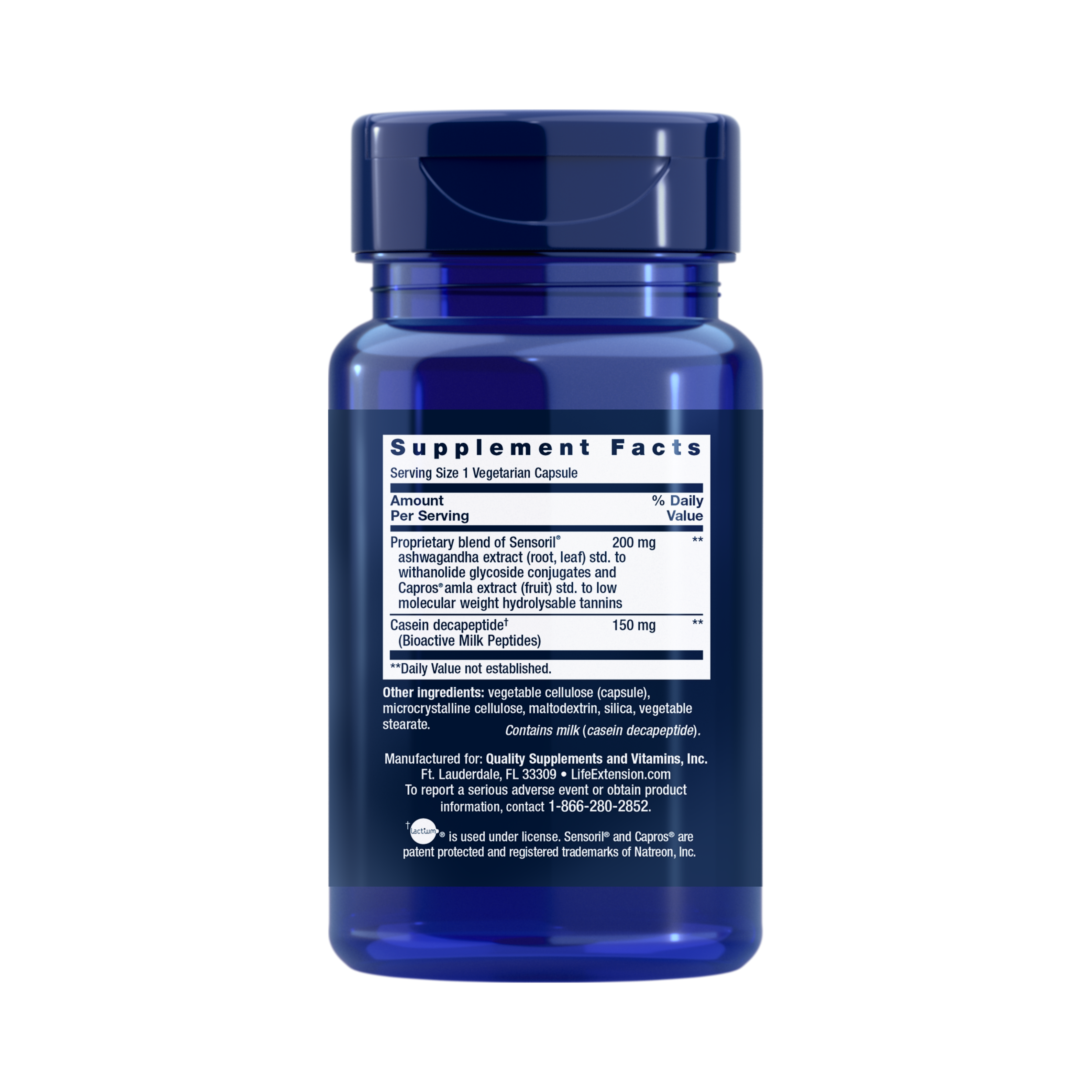 Life Extension, Enhanced Sleep without Melatonin back packaging view