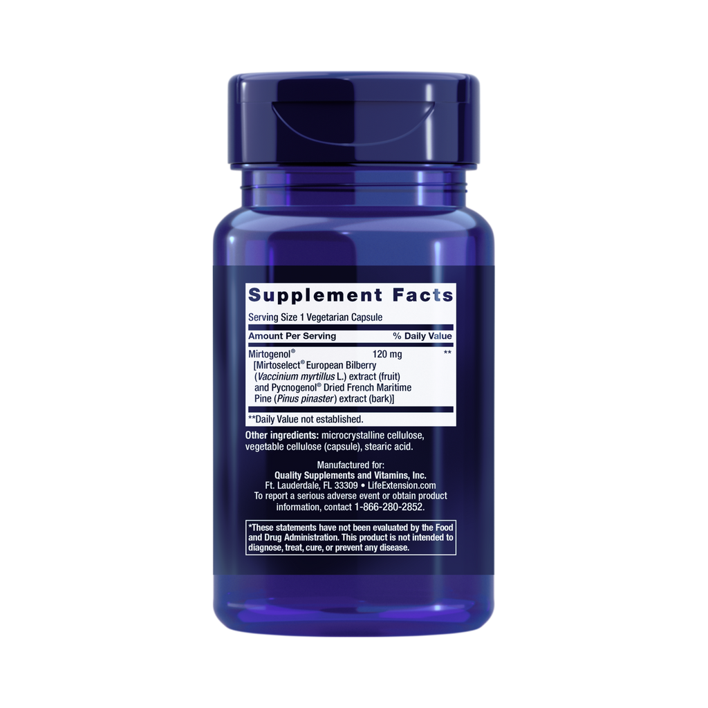 Life Extension, Eye Pressure Support with Mirtogenol®