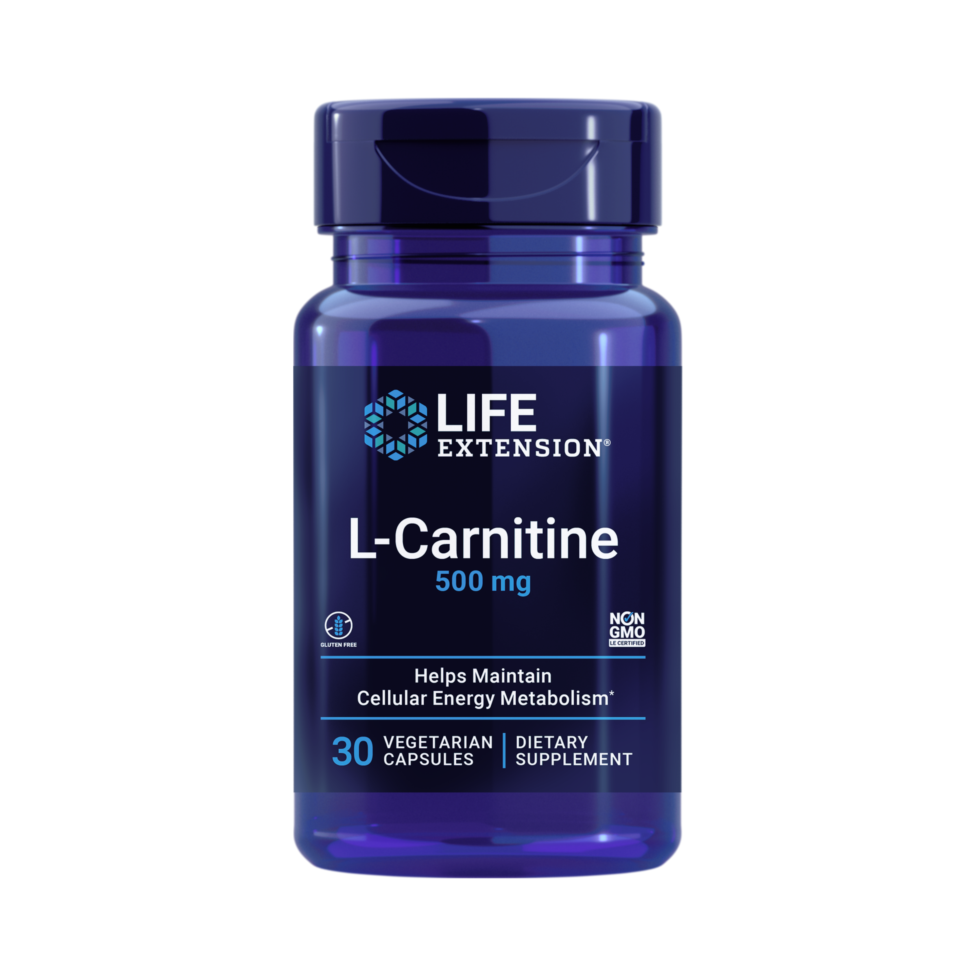 Life Extension, L-Carnitine front packaging view