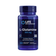 Life Extension, L-Glutamine front packaging view