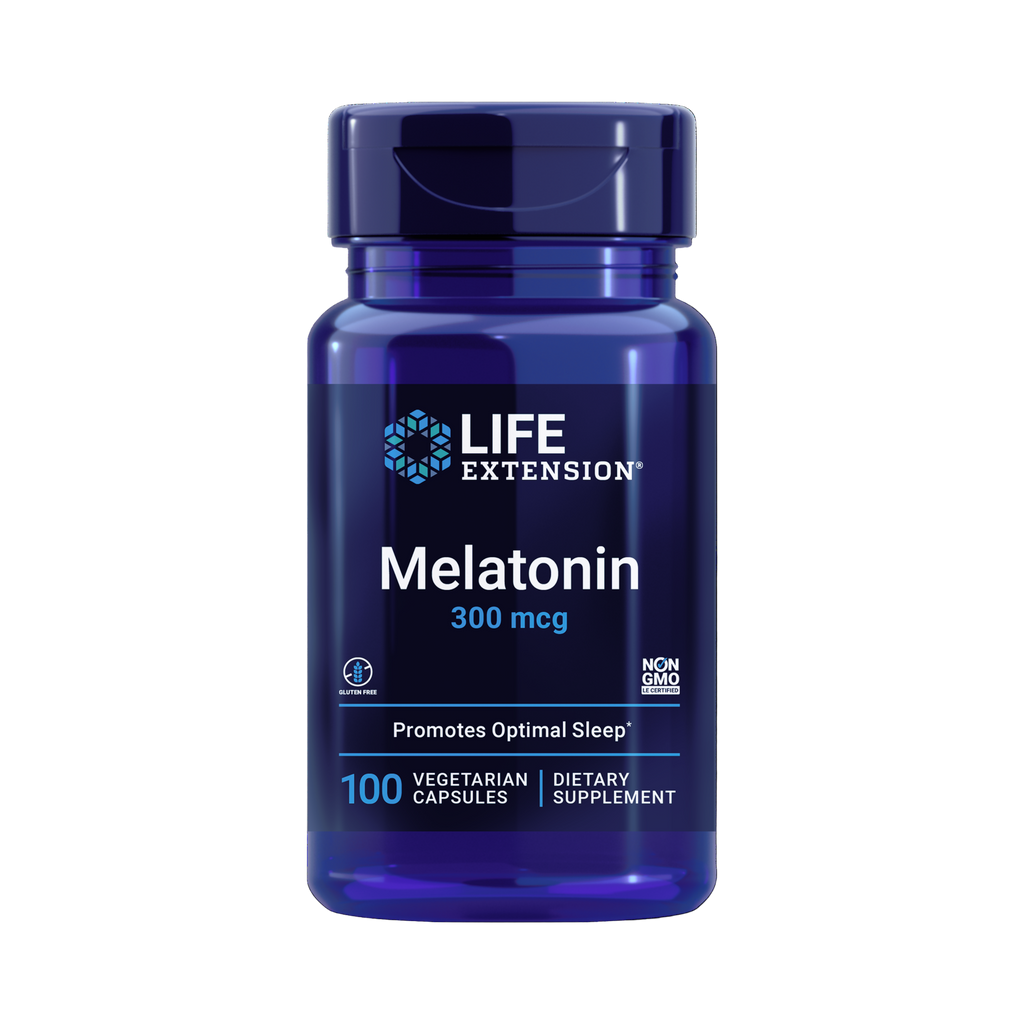 Life Extension, Melatonin, 300 mcg, 100 Vegetarian Capsules