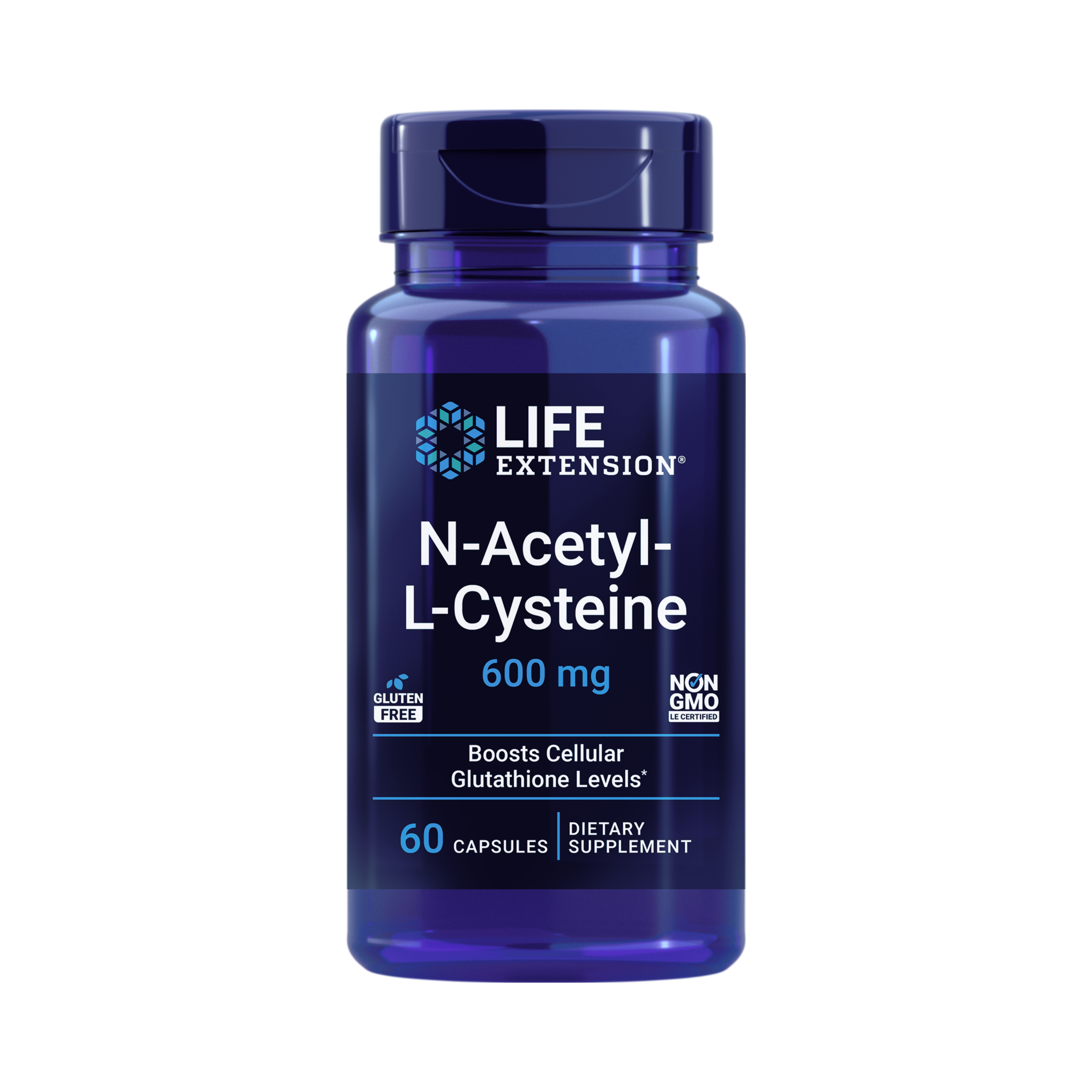 Life Extension, N-Acetyl-L-Cysteine (NAC) front packaging view