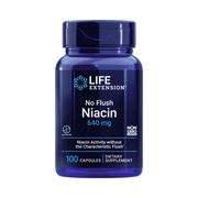 Life Extension, No Flush Niacin front packaging view