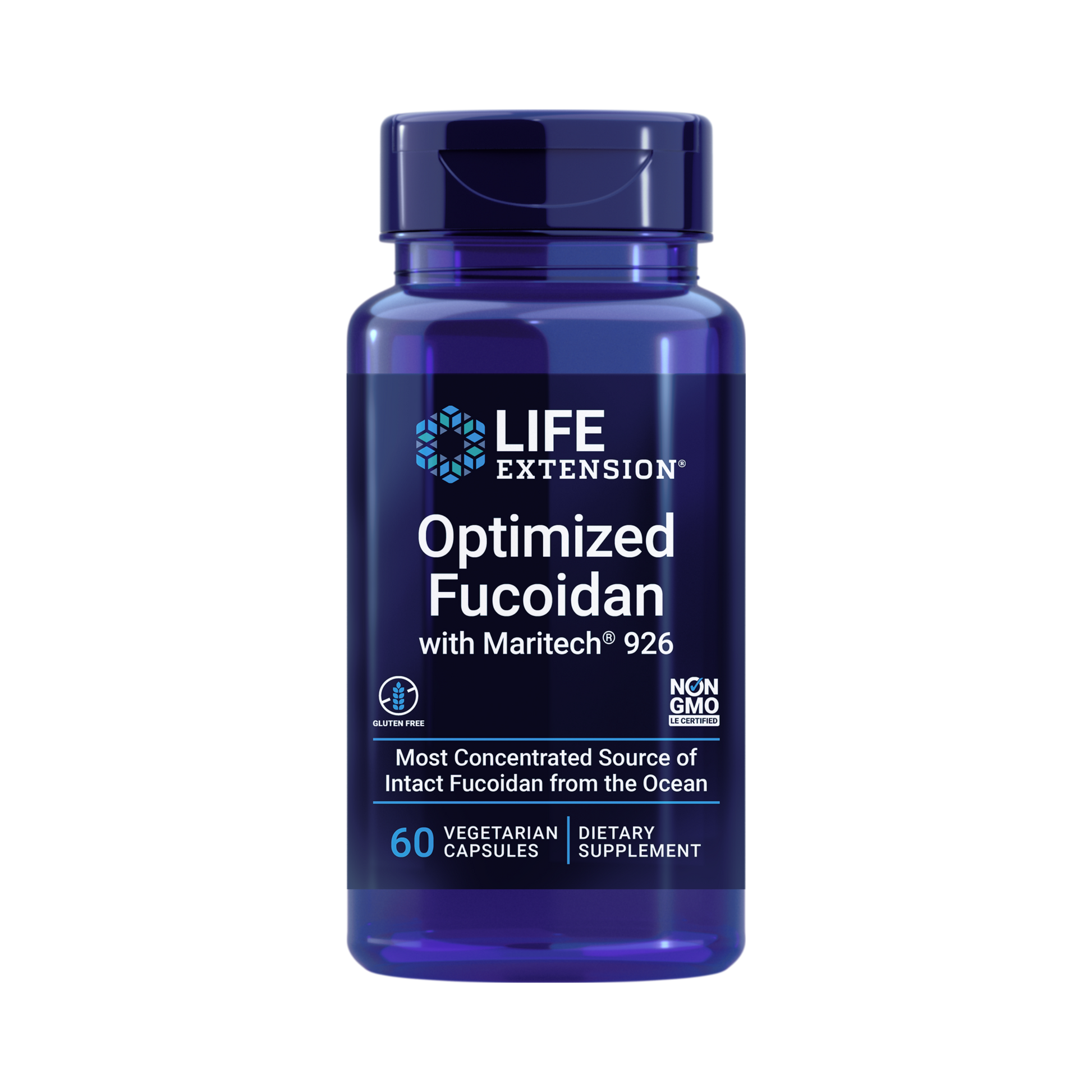 Life Extension, Optimized Fucoidan with Maritech 926 front packaging view