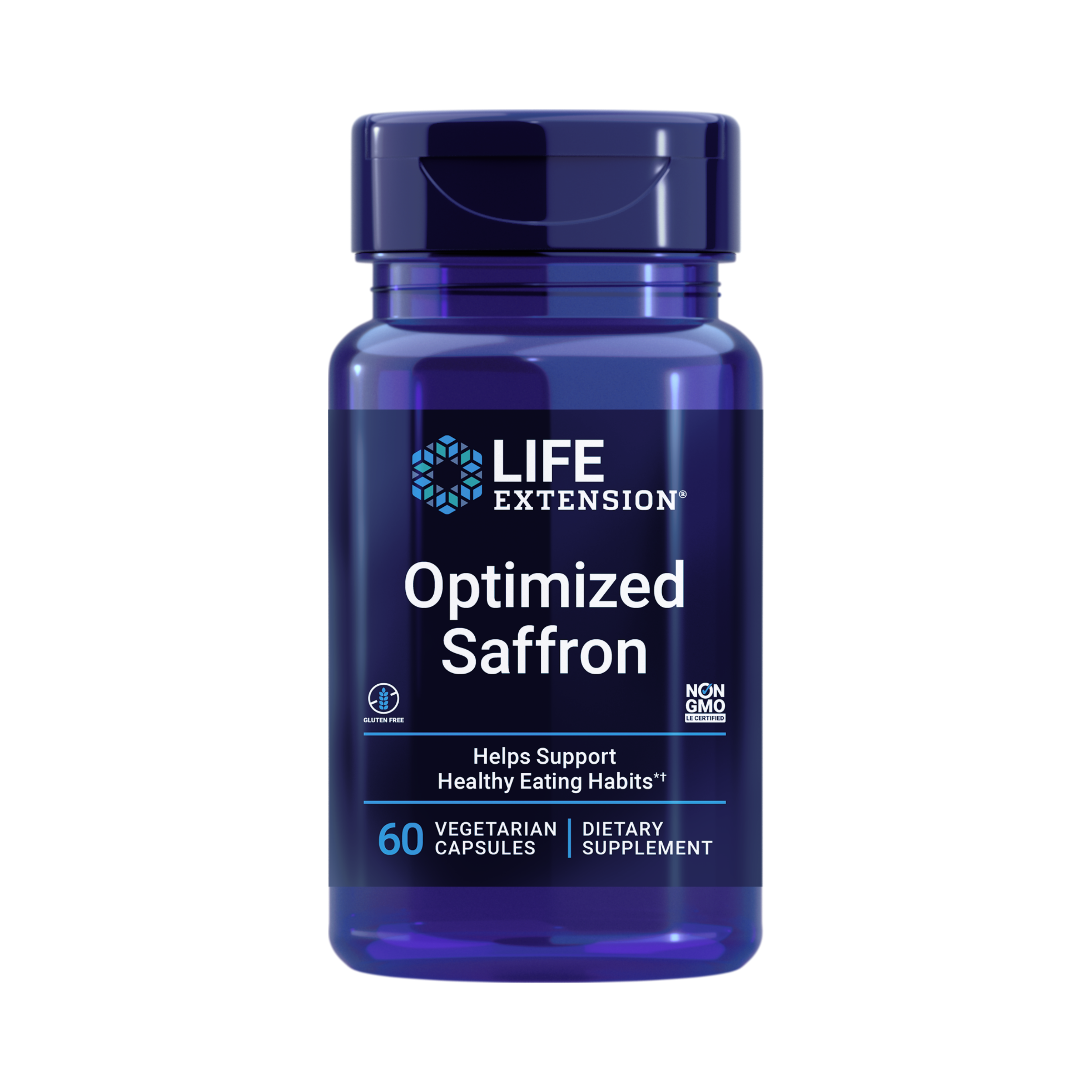 Life Extension, Optimized Saffron front packaging view