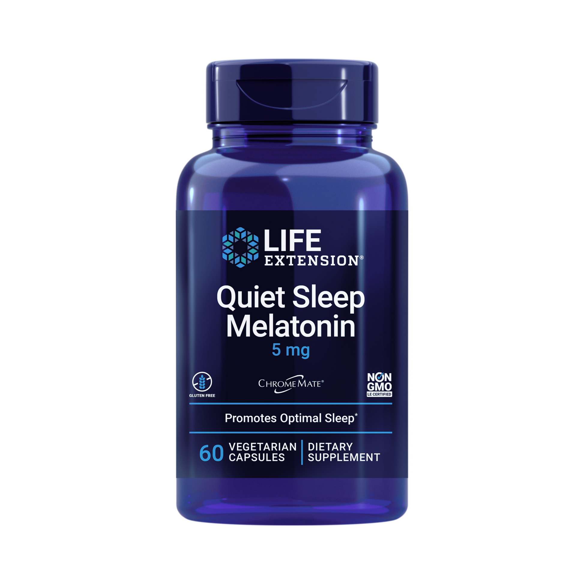 Life Extension, Quiet Sleep Melatonin - 5 mg front packaging view