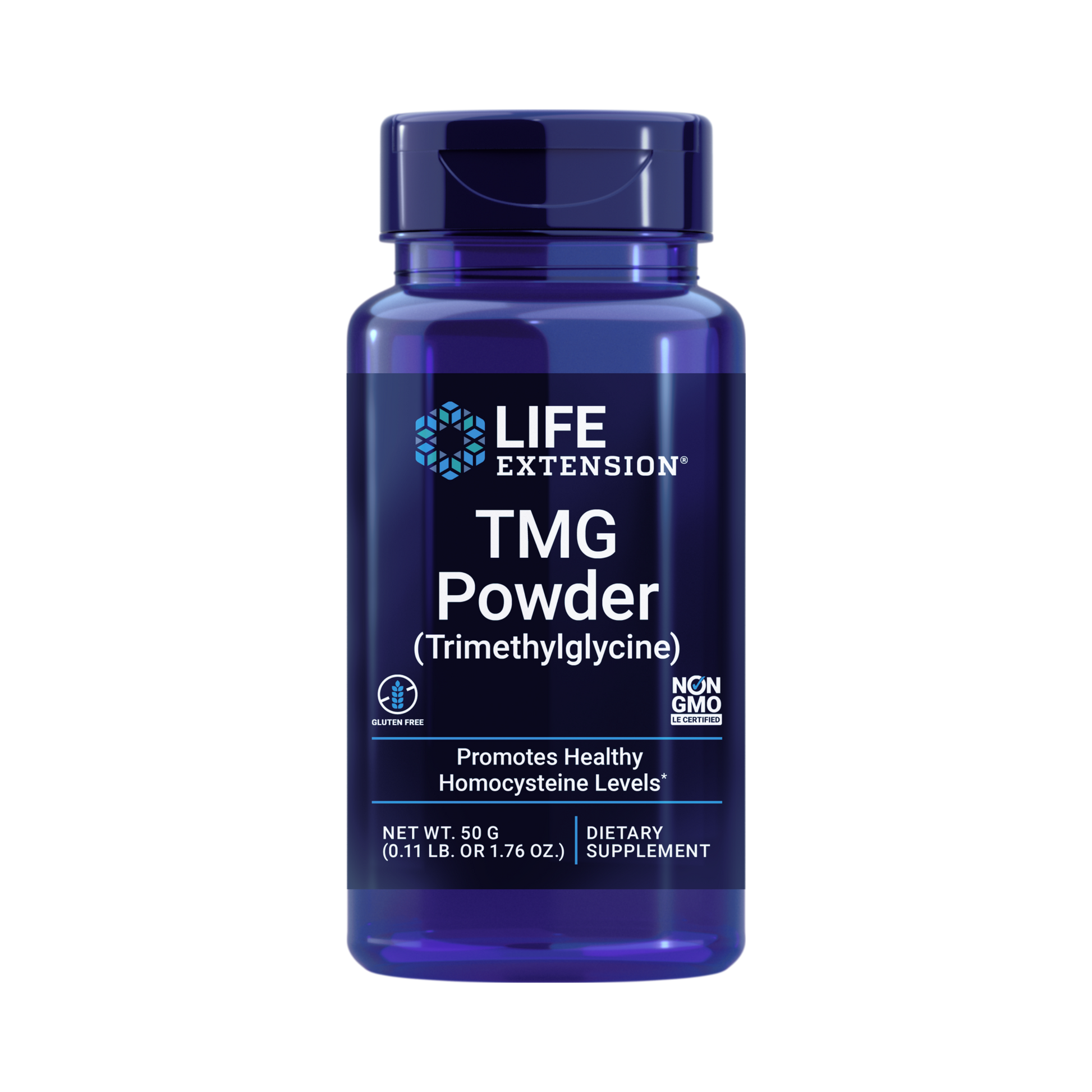 Life Extension, TMG Powder front packaging view