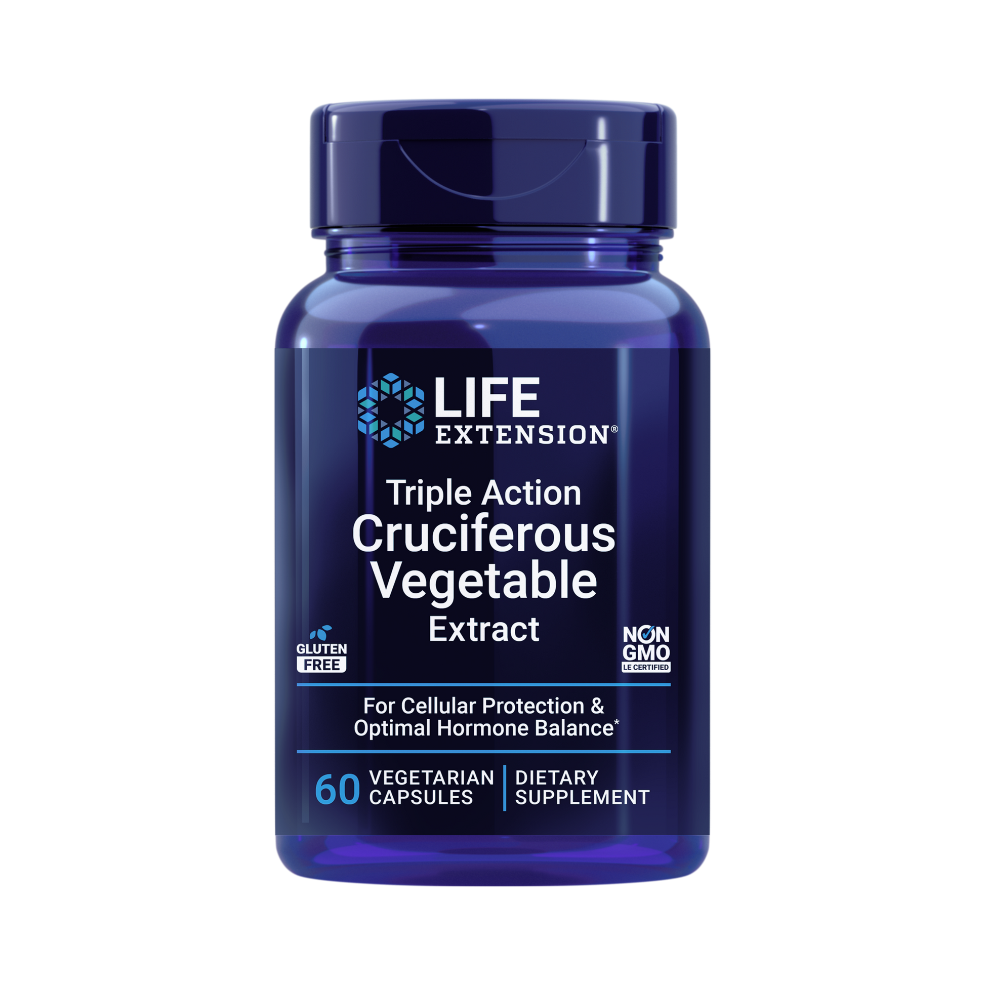 Life Extension, Triple Action Cruciferous Vegetable Extract front packaging view
