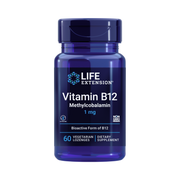 Life Extension, Vitamin B12 Methylcobalamin (1 mg) front packaging view