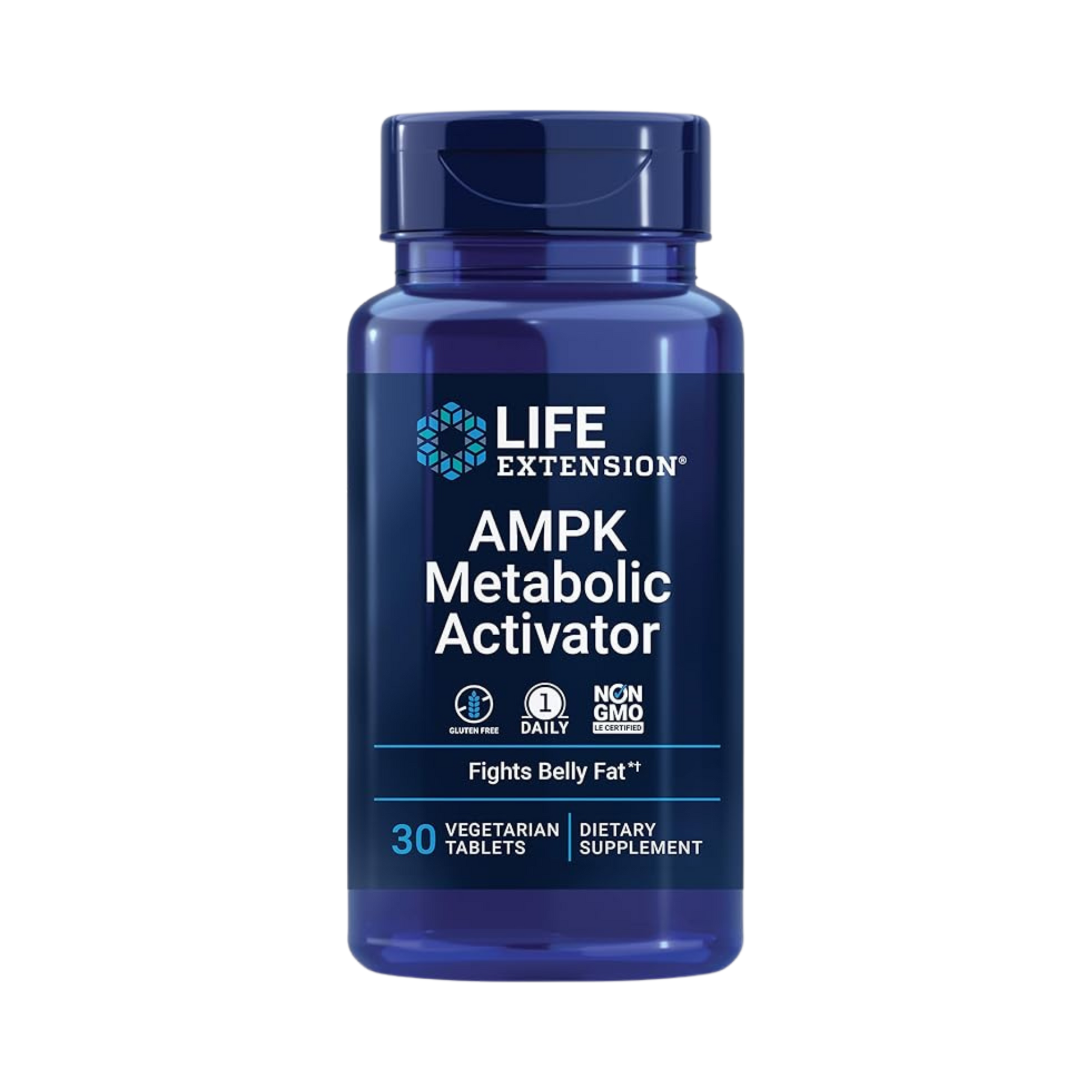 Life Extension, AMPK Metabolic Activator, 30 Vegetarian Tablets front packaging view
